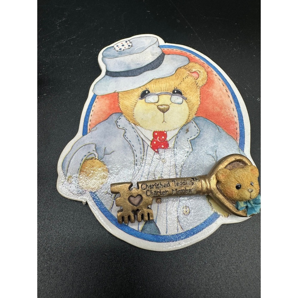 Cherished Teddies‎ Charter Member Pin Enesco Club P Hillman 1994